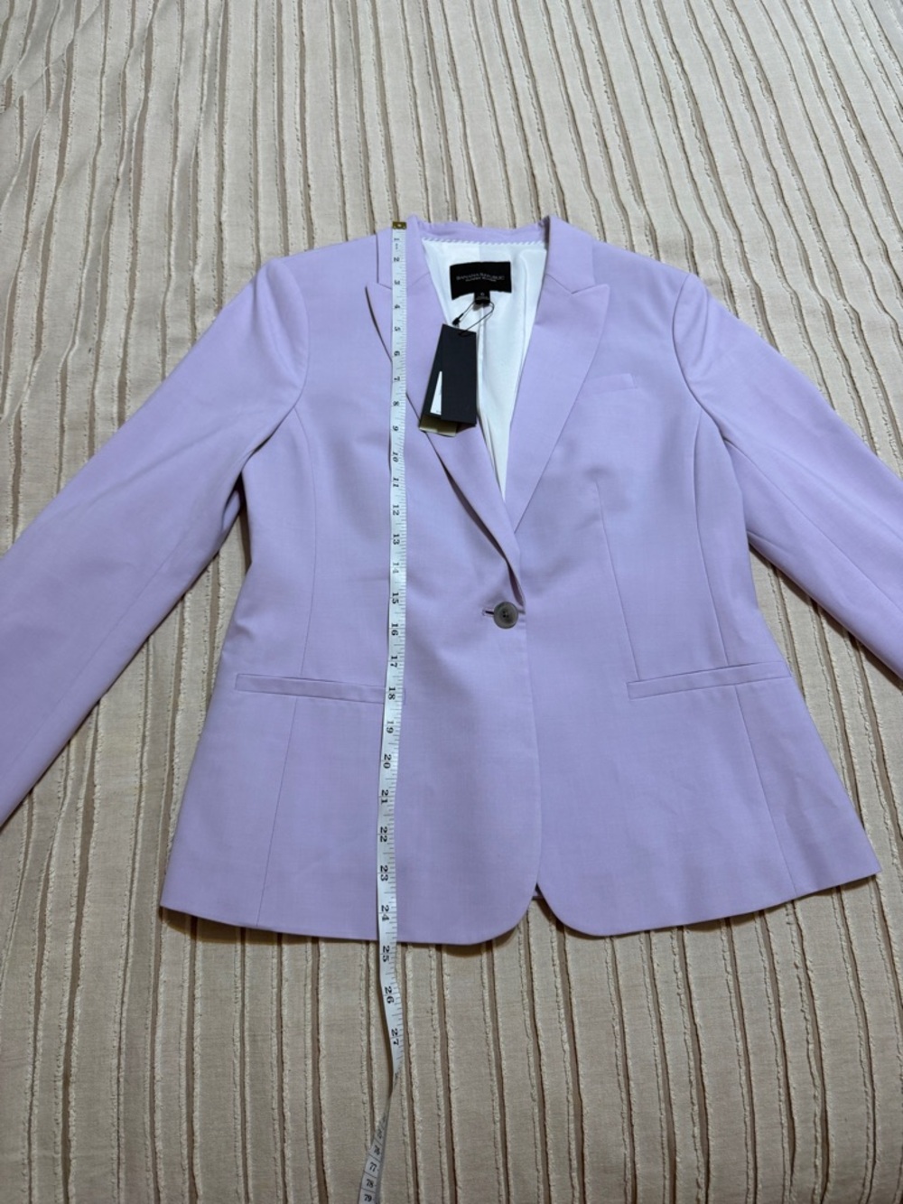 Banana Republic Light Purple Women's Blazer - lilac/italian wool
